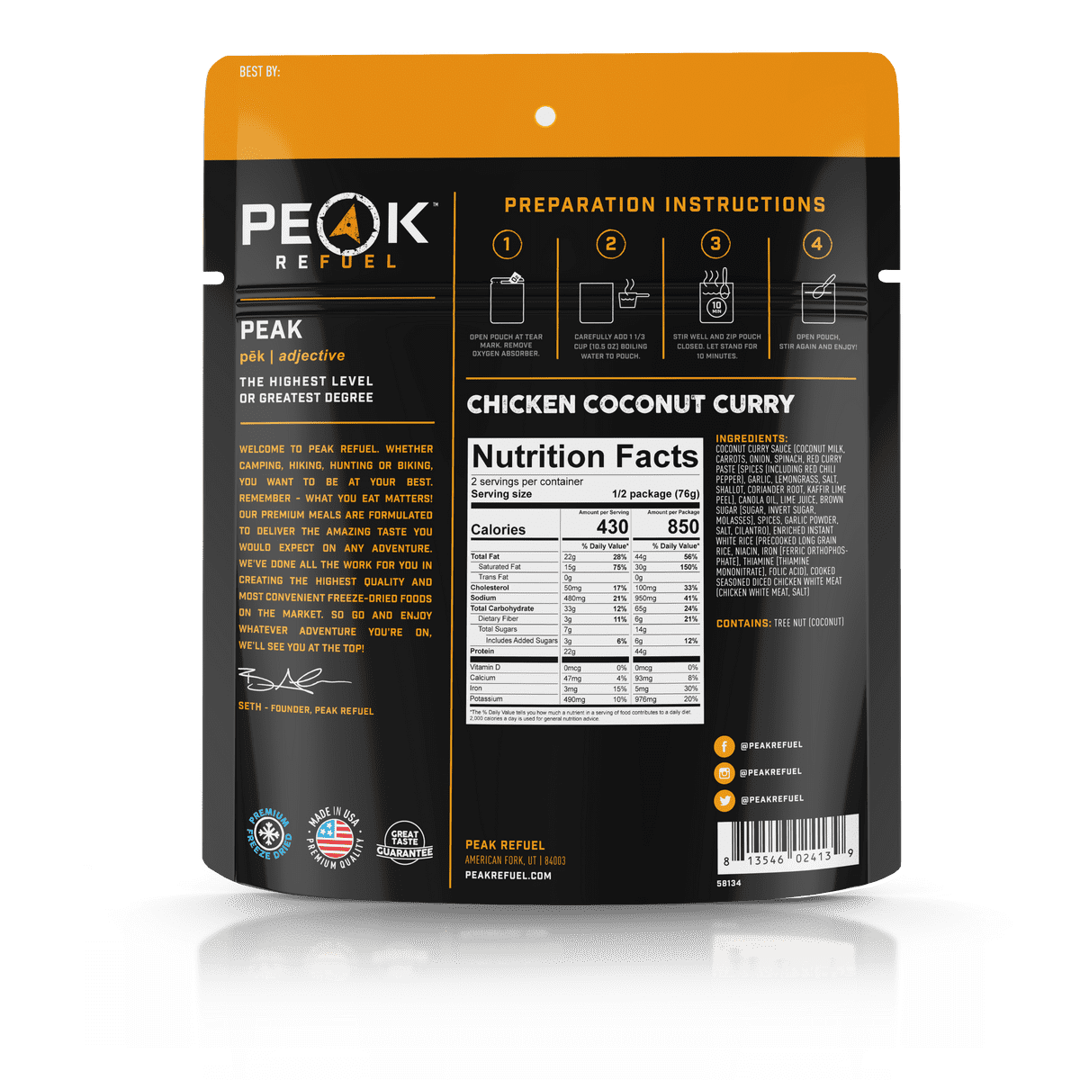 Chicken Coconut Curry